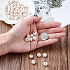 Kissitty Unfinished Wood Beads WOOD-KS0001-03-4