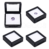 Square Acrylic Loose Diamond Display Boxes CON-WH0107-11A-01-1