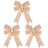 Linen Bowknot DIY-PH0001-76-1