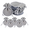 Calabash Velvet Jewelry Storage Drawstring Pouches TP-WH0011-05D-1