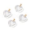Spray Painted Glass Pendants GLAA-N035-016-A03-1