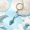 Alloy Conch Pendant Keychains KEYC-JKC01225-05-1