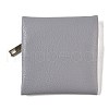 Imitation Leather Jewelry Storage Zipper Bags ABAG-G016-01A-04-2