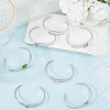 SUNNYCLUE 8Pcs 304 Stainless Steel Bracelets Setting Making MAK-SC0001-28-4