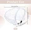 Polyester Mesh Veil Hair Bands OHAR-WH0021-63A-2