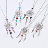 Alloy Pendant Necklaces NJEW-JN01820-1