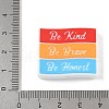 Word Silicone Focal Beads SIL-P010-01B-3