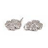 Brass Micro Pave Cubic Zirconia Charms KK-E068-VB112-3