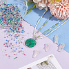   9000Pcs 9 Colors Luminous Glow in the Dark Glass Beads GLAA-PH0003-23-5