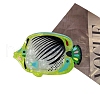 Shark Cellulose Acetate(Resin) Claw Hair Clips PW-WGA77B1-01-1