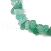 Natural Gemstone Chip & Cross Stretch Bracelets for Women Men BJEW-JB11385-5
