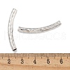 Brass Curved Tube Beads KK-B120-01D-P-3