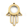 Ion Plating(IP) 304 Stainless Stee Locket Pendants STAS-S132-11G-01-1
