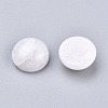 Natural White Jade Cabochons X-G-P393-R69-8MM-2