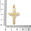 Brass Micro Pave Cubic Zirconia Pendants KK-A212-10E-G-3