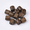 Natural Wenge Wood Beads WOOD-S053-36-1