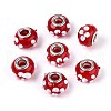 Handmade Lampwork European Beads LAMP-Q029-03A-1