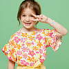 ANATTASOUL 8 Sets 8 Style Heart & Bowknot & Flower & Star & Bear Plastic Pendant Necklaces & Stretch Bracelets SJEW-AN0001-37-6