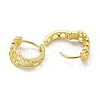Chain-Shaped Brass Hoop Earrings EJEW-L211-009A-G-2