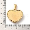 PVD Vacuum Plating 304 Stainless Steel Pendants STAS-M322-32G-3