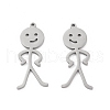 Non-Tarnish 304 Stainless Steel Pendants STAS-C003-06P-1