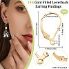 Beebeecraft 4Pcs Brass Leverback Earring Findings KK-BBC0013-86-2
