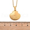 304 Stainless Steel Pendant Necklaces for Women NJEW-S439-02A-G-5