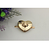 Zinc Alloy Twist Bag Lock Purse Catch Clasps PURS-PW0001-053LG-1