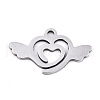 Non-Tarnish 201 Stainless Steel Charms STAS-S081-079-3