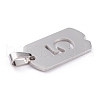Non-Tarnish 304 Stainless Steel Pendants STAS-H144-02P-5-3