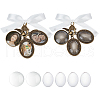 Alloy Wedding Bouquet Pendant Decoration HJEW-HY00010-1