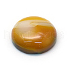 Dyed Natural Striped Agate/Banded Agate Cabochons G-R348-20mm-04-2