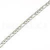 Tarnish Resistant Fashionable Matte 304 Stainless Steel Figaro Chain Necklaces for Men X-STAS-A028-N017MP-2