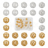  30Pcs 6 Style Brass Beads KK-TA0001-24-10