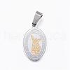 304 Stainless Steel Pendants STAS-H356-11GP-1