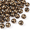 Natural Wooden Beads WOOD-TAC0010-05I-12
