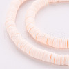 Handmade Polymer Clay Bead Strands CLAY-T002-6mm-41-3