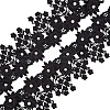 Polyester Lace Trim OCOR-WH0068-84B-1