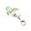 Angel Glass Pendant Decoration HJEW-MZ00174-05-4
