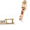 Golden Brass Link Bracelet BJEW-C055-05E-G-3