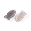 Natural Grey Agate Pendants G-N342-106C-2