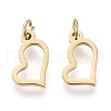 Ion Plating(IP) 304 Stainless Steel Charms STAS-H100-29G-1