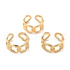 Ion Plating(IP) 304 Stainless Steel Finger Rings RJEW-L102-41G-1