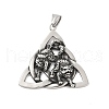 316 Surgical Stainless Steel Pendants STAS-D304-35AS-1