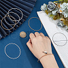 Beebeecraft 45Pcs 3 Colors Spring Bracelets TWIR-BBC0001-07-4