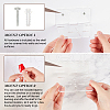 Acrylic Wall-Mounted Adhesive Camera Display Shelf with Iron Screw ODIS-WH0002-86B-3