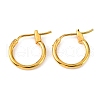 Brass Hoop Earrings X-EC107-1NFG-1