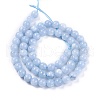 Natural White Jade Beads Strands X-G-L500-01-6mm-3