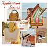 DIY Women's Plastic Rattan Woven Handbag Set DIY-WH0033-24-6