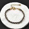 304 Stainless Steel Nylon Cord String Bracelets BJEW-Z124-01G-1